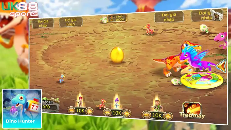 Dino Hunter rút được tiền mặt giống bắn cá đổi thưởng