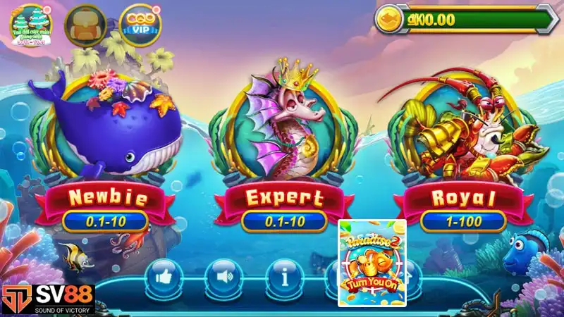Paradise 2 là game bắn cá đổi thưởng được nâng cấp mọi phương diện Paradise 2 là game bắn cá đổi thưởng được nâng cấp mọi phương diện